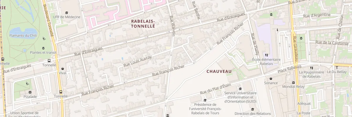 Plan du 172 Rue Walvein à Tours