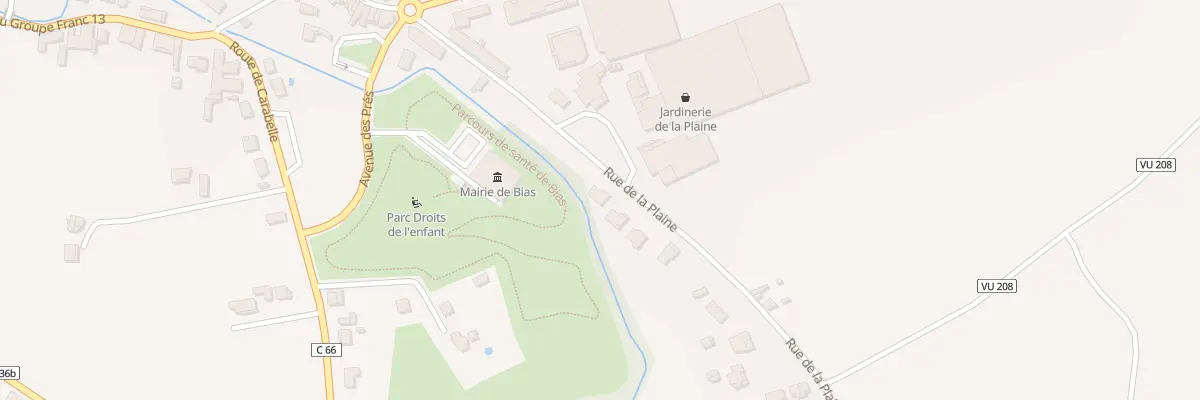 Plan du 17 Rue de la Plaine à Bias