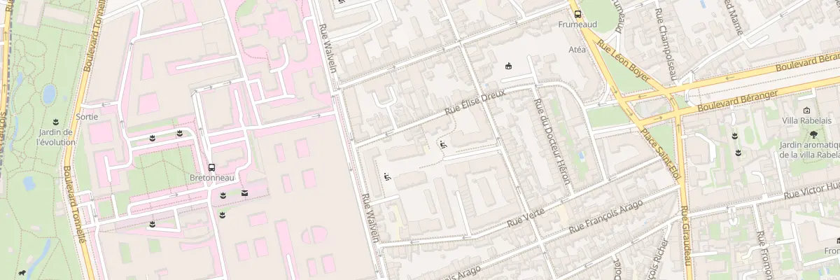 Plan du 38 Rue Élise Dreux à Tours