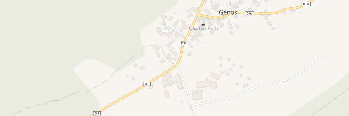 Plan du 29 Le Village à Génos