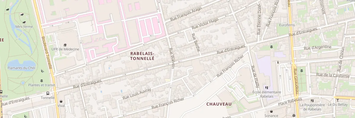 Plan du 269 Rue d’Entraigues à Tours