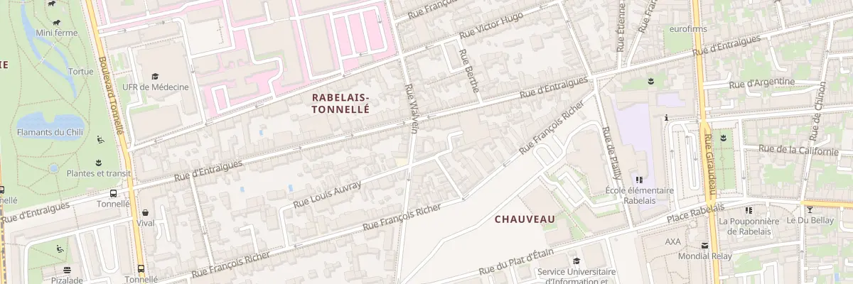 Plan du 162 Rue Walvein à Tours