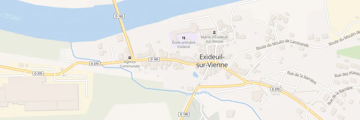 Plan du 14 Rue de Bining à Exideuil-sur-Vienne