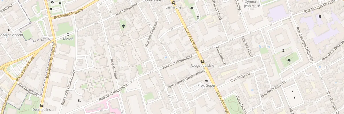 Plan du 30 Rue Charles Boutard à Tours