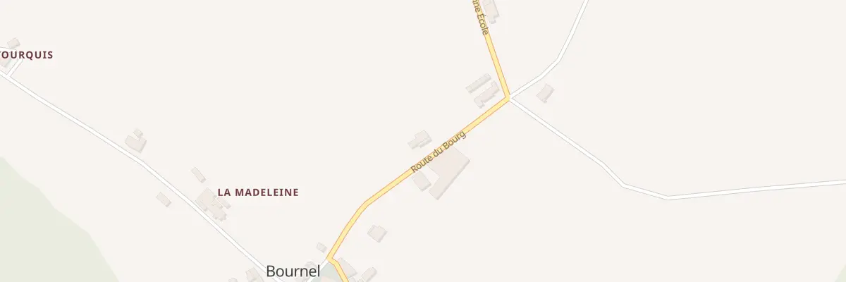 Plan du 95 La Madeleine à Bournel