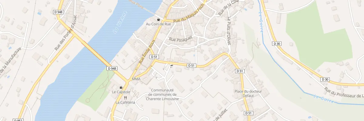 Plan du 5 Rue des Buttes à Confolens
