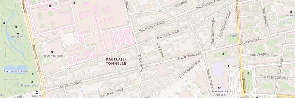 Plan du 276 Rue Victor Hugo à Tours