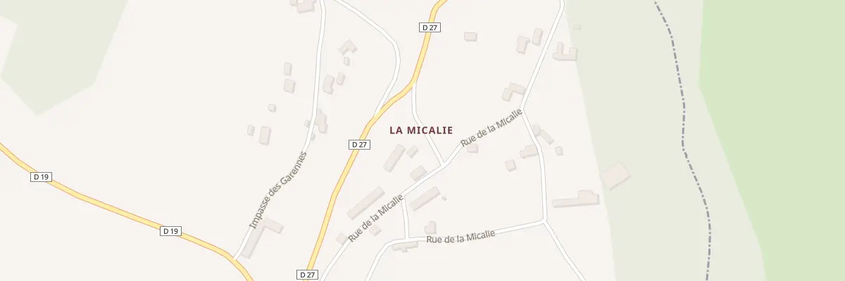 Plan du 114 La Micalie à Faux-en-Périgord