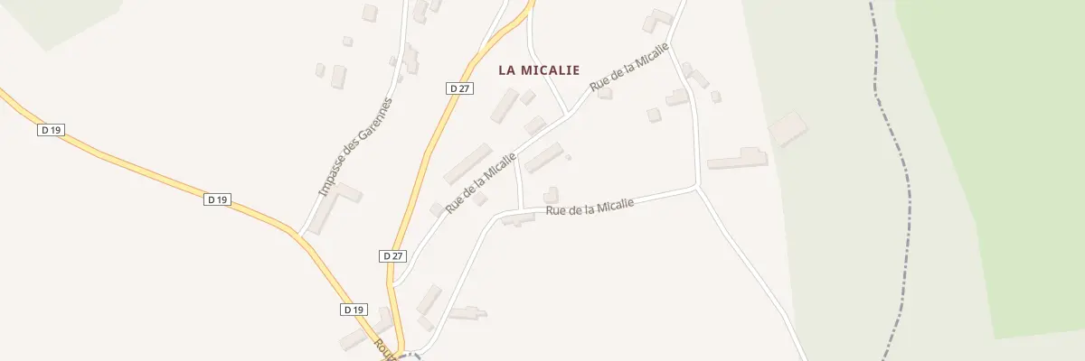 Plan du 120 La Micalie à Faux-en-Périgord