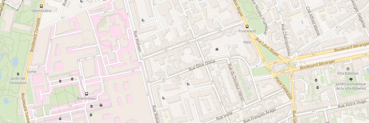 Plan du 29 Rue Élise Dreux à Tours