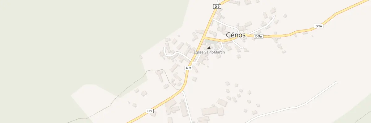 Plan du 26 Le Village à Génos