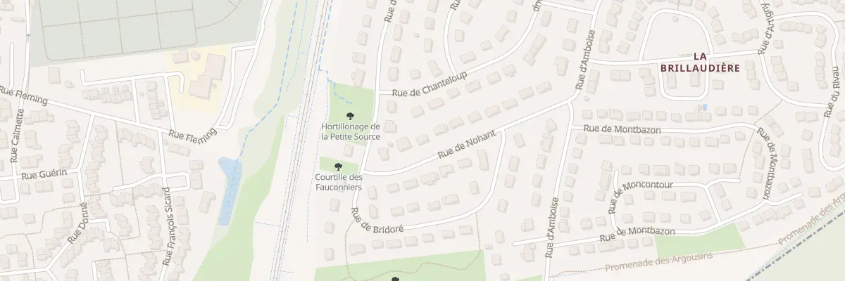 Plan du 8 Rue de Nohant à Joué-lès-Tours