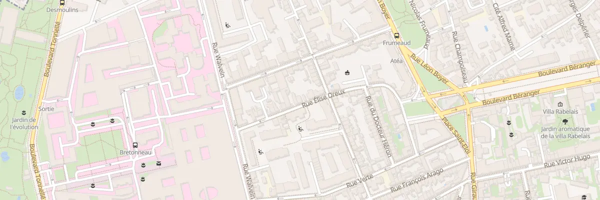Plan du 29B Rue Élise Dreux à Tours