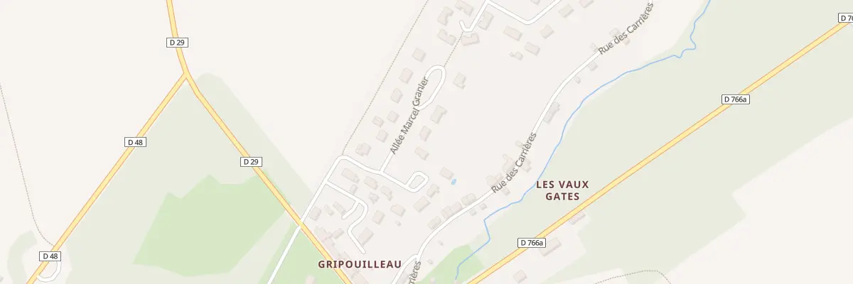 Plan du 17 All Marcel Granier à Beaumont-Louestault