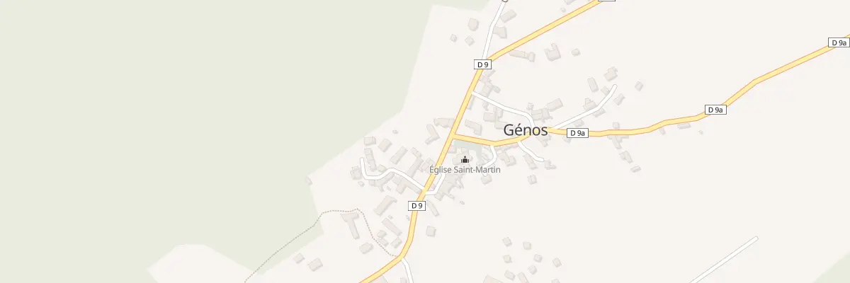 Plan du 36 Le Village à Génos