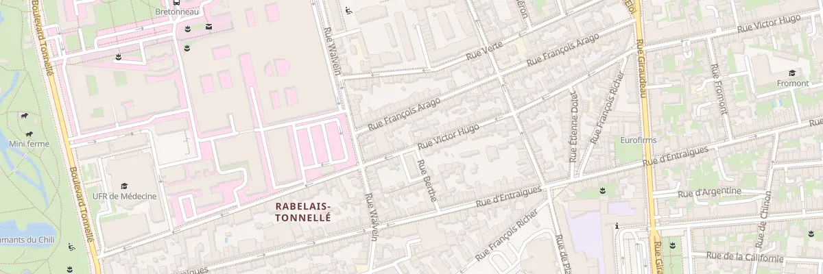 Plan du 271 Rue Victor Hugo à Tours