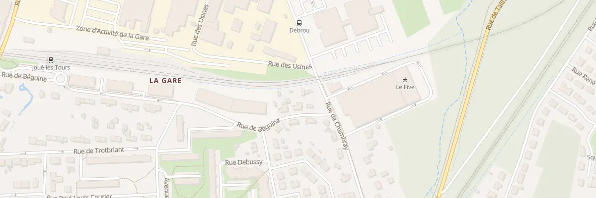 Plan du 44 Rue Beguine à Joué-lès-Tours