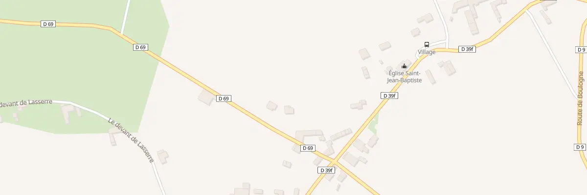 Plan du 692 Rte Larroque à Lodes