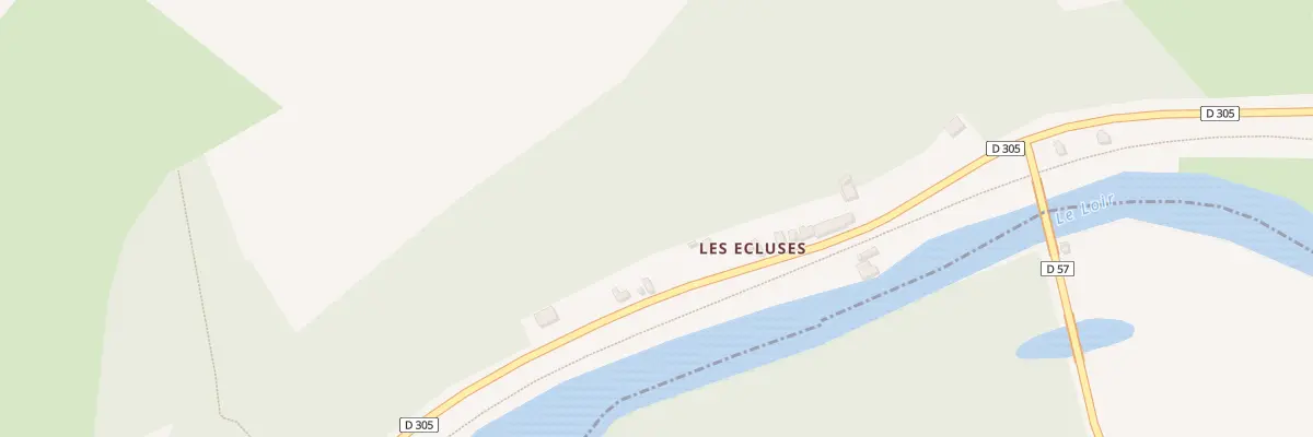 Plan du 5003 Le Ecluses Ponce à Loir en Vallée