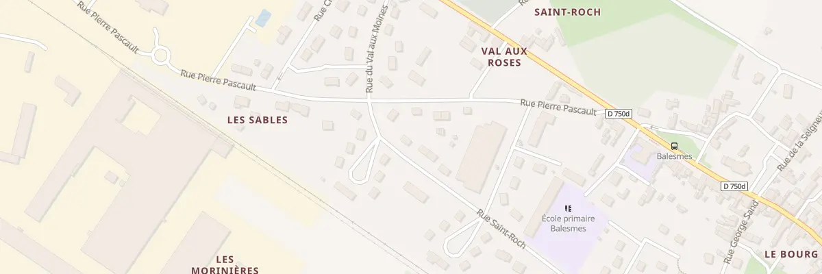 Plan du 4 Rue St Roch à Descartes