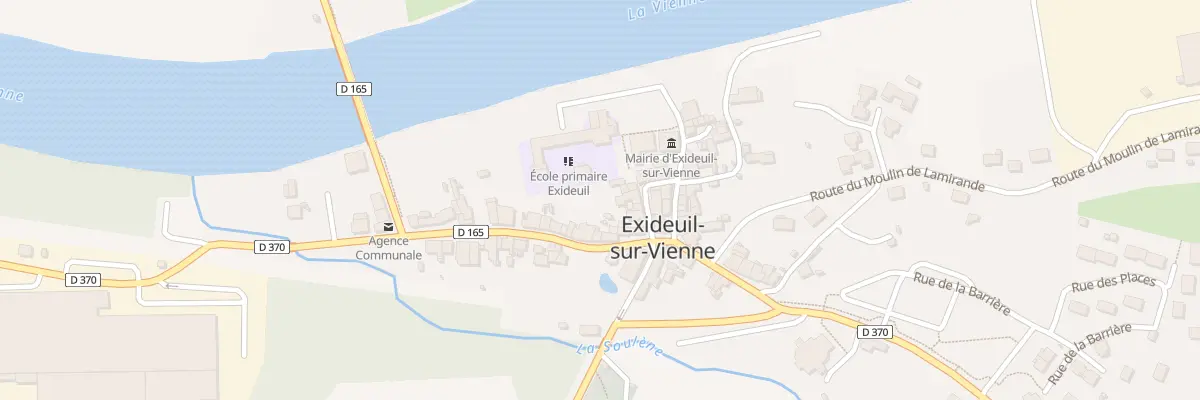 Plan du 5427 Rue de l’Eglise à Exideuil-sur-Vienne