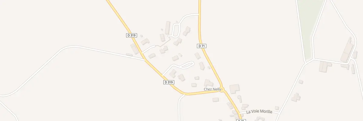 Plan du 5443F Piece de la Croix à Lessac