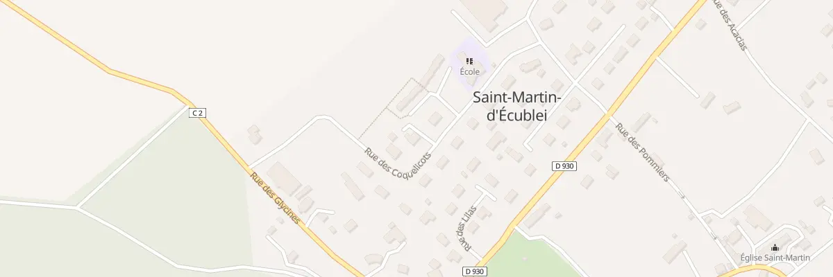 Plan du 26 Rue des Coquelicots à Saint-Martin-d’Écublei
