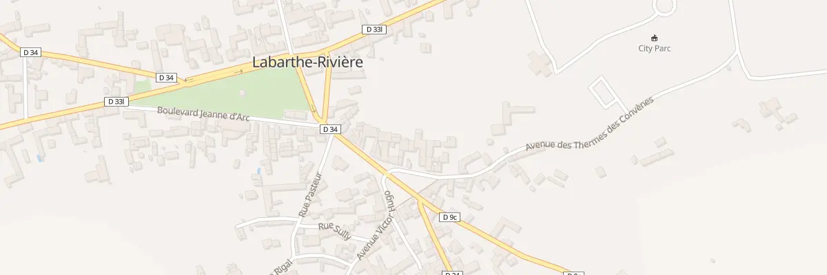 Plan du 7 Pl du Marechal Gallieni à Labarthe-Rivière