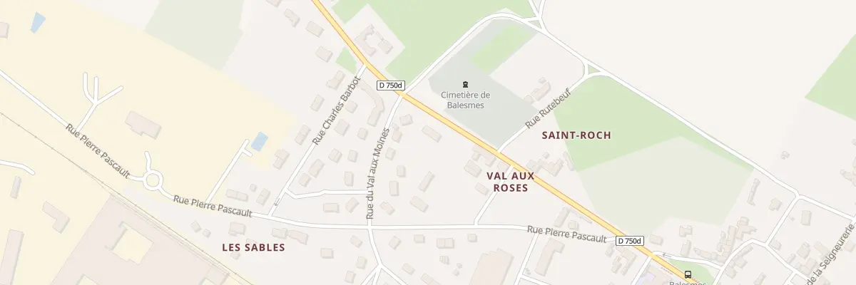Plan du 124 Rue Francois Mitterrand à Descartes