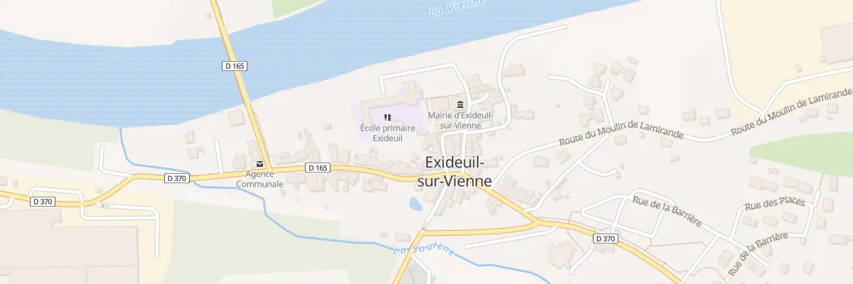 Plan du 5429 Le Bourg à Exideuil-sur-Vienne