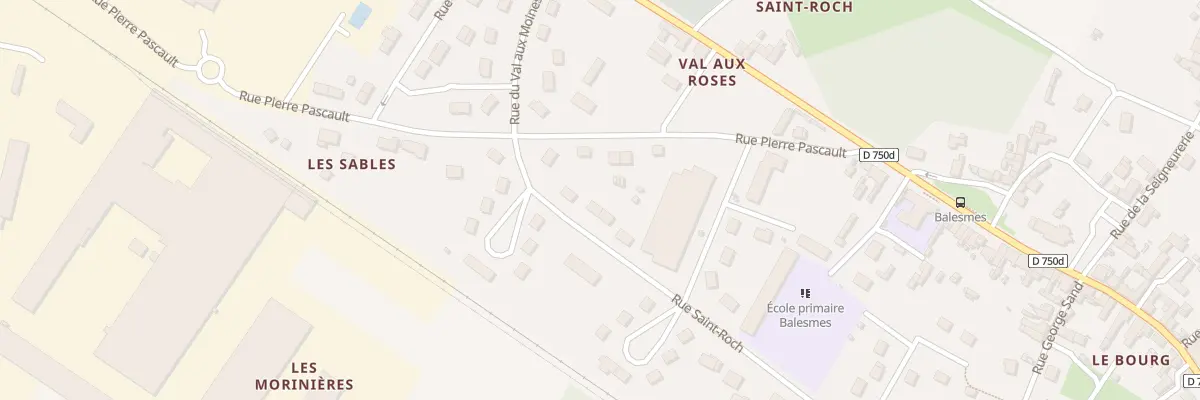 Plan du 6 Rue St Roch à Descartes
