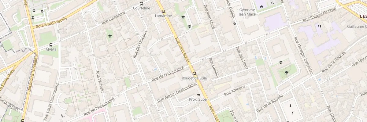 Plan du 23 Rue Léon Boyer à Tours