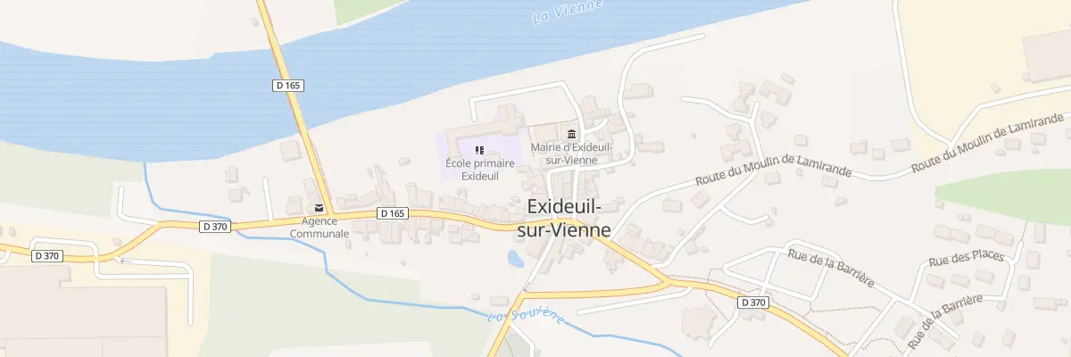 Plan du 7 Rue de l’Eglise à Exideuil-sur-Vienne