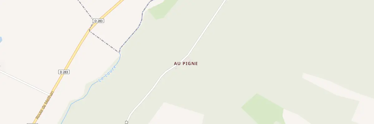 Plan du 1176 Chem du Pigne à Monties
