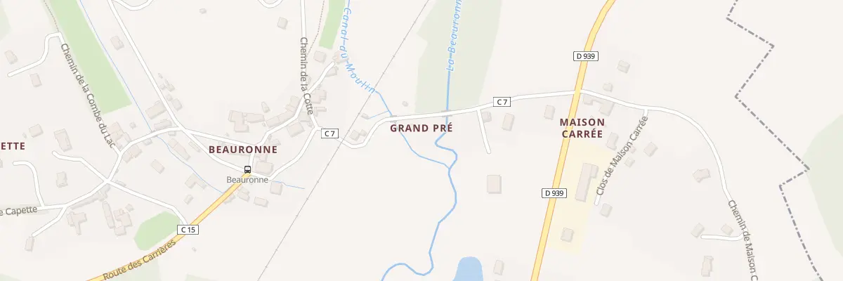 Plan du 533 Grand Pre à Chancelade