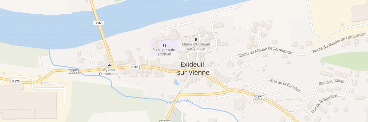 Plan du 5 Rue de l’Eglise à Exideuil-sur-Vienne