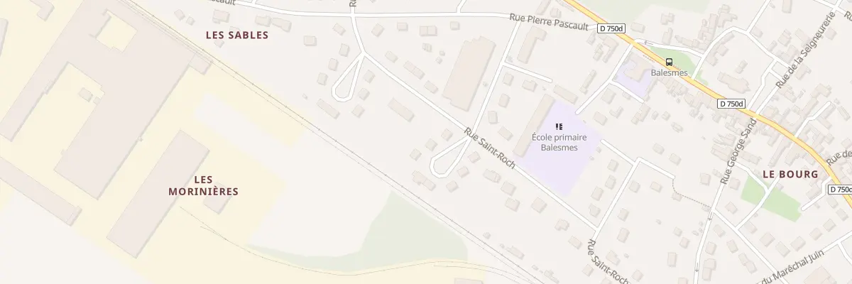 Plan du 25 Rue St Roch à Descartes