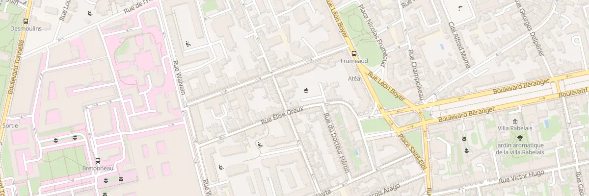 Plan du 25B Rue Élise Dreux à Tours