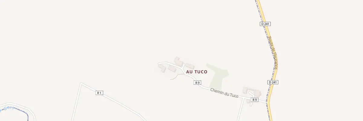 Plan du 5002 Quartier du Tuco à Lalanne