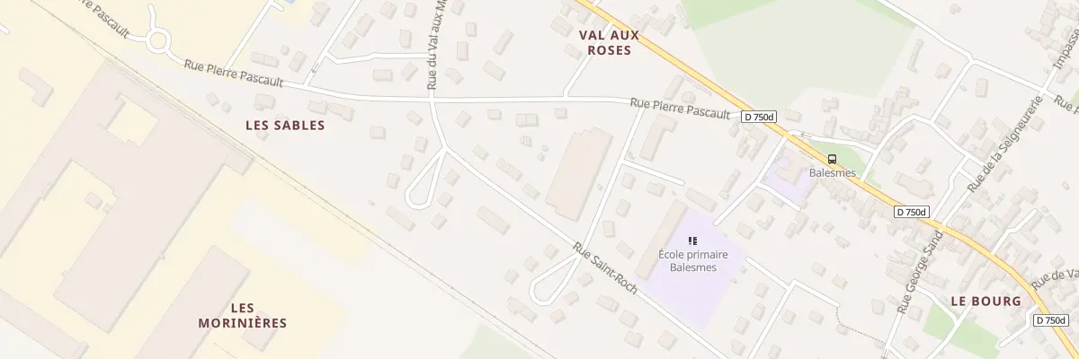 Plan du 10 Rue St Roch à Descartes