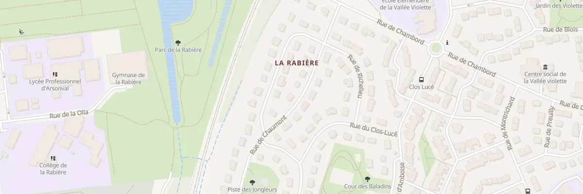Plan du 13 Rue de Chaumont à Joué-lès-Tours