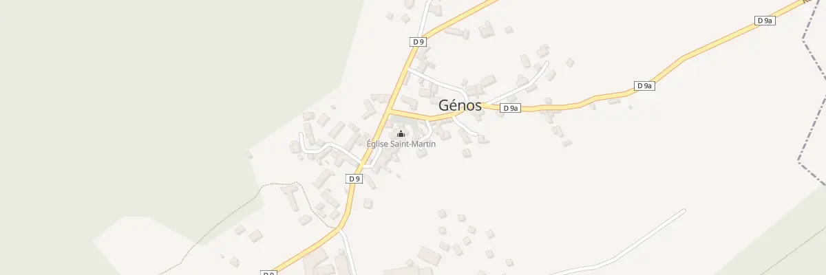 Plan du 42 Le Village à Génos