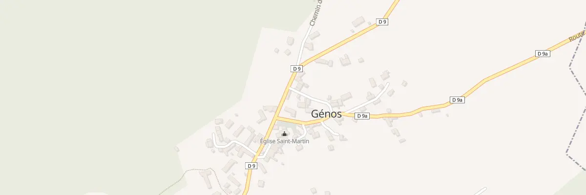Plan du 7 Le Village à Génos