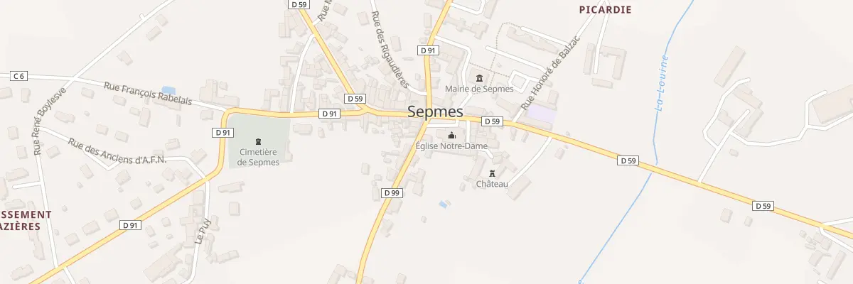 Plan du 1 Pl de l’Eglise à Sepmes