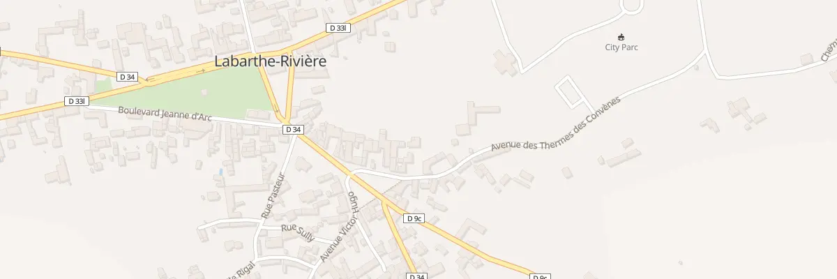 Plan du 3 Av des Thermes des Convènes à Labarthe-Rivière