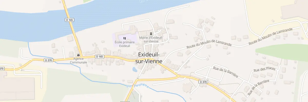 Plan du 10 Rue de la Mairie à Exideuil-sur-Vienne