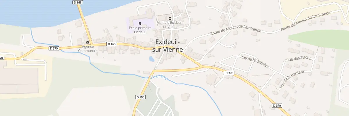 Plan du 5471 Rue de Bining à Exideuil-sur-Vienne
