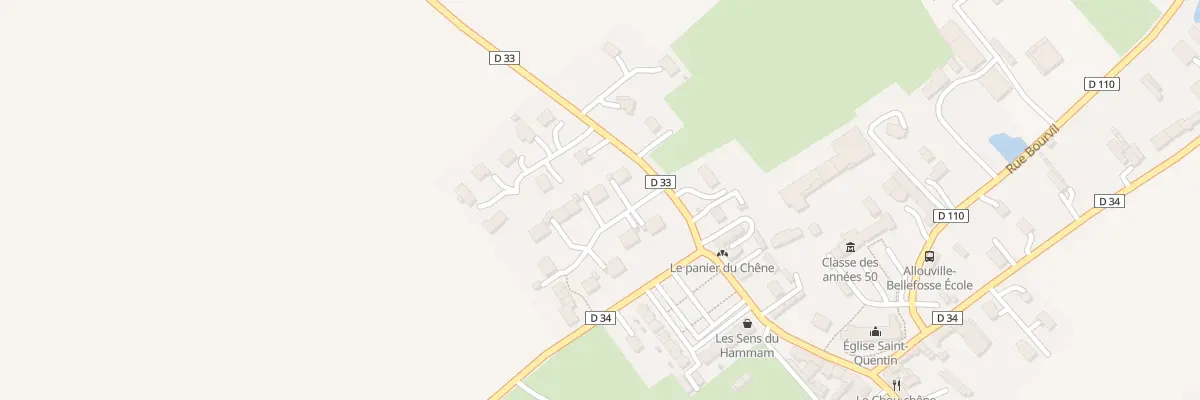 Plan du 2 Res des Chenes à Allouville-Bellefosse