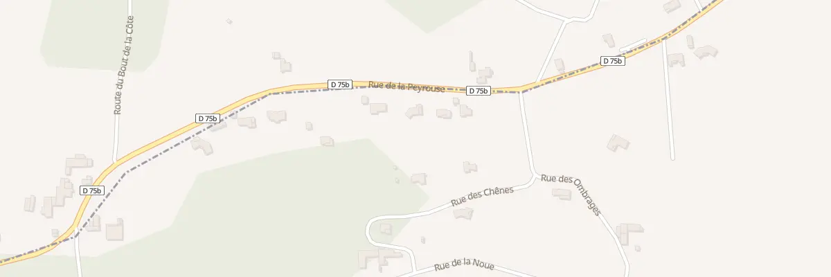 Plan du 1789 Rue de la Peyrouse à Saint-Ignan