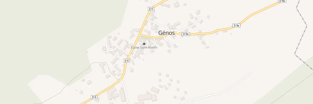 Plan du 19 Le Village à Génos